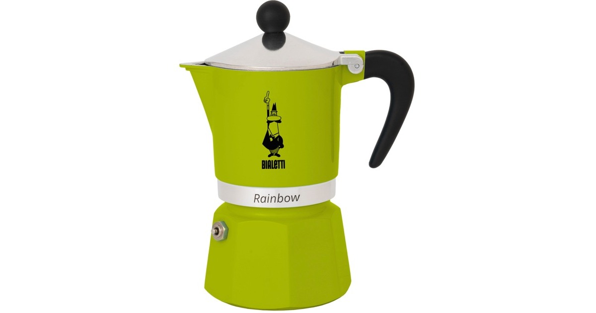 Bialetti Rainbow, Espressomaschine(grün, 6 Tassen)