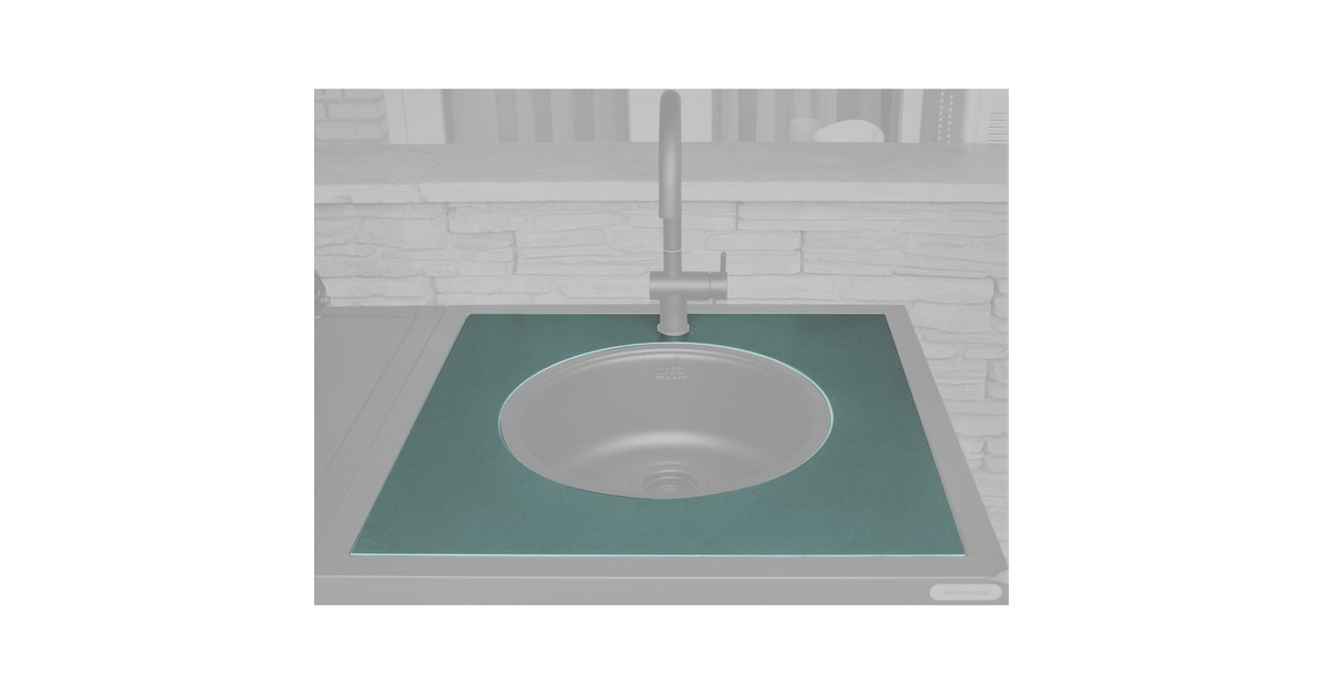 Big Green Egg Dekton-Arbeitsplatte mit Ausschnitt, Fachboden(grün) Big Green Egg Dekton-Arbeitsplatte mit Ausschnitt, Fachboden(grün)