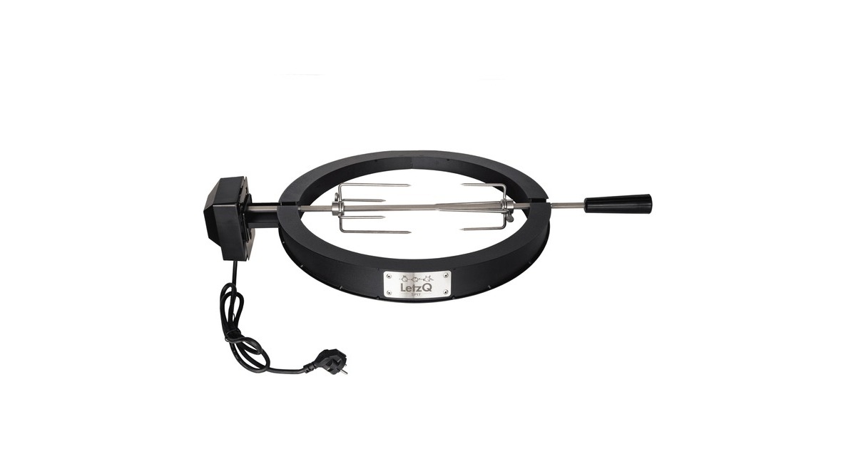 Big Green Egg Drehspieß LetzQ Spit, 13", 5-teiliges Set, Grillspieß(edelstahl, für Big Green Egg Medium, Outlet) Big Green Egg Drehspieß LetzQ Spit, 13", 5-teiliges Set, Grillspieß(edelstahl, für Big Green Egg Medium, Outlet)