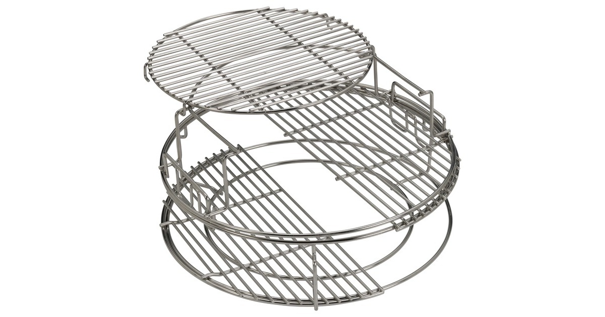 Big Green Egg EGGspander Kit Large, Grillrost(edelstahl, 5-teilig, für Big Green Egg Large)