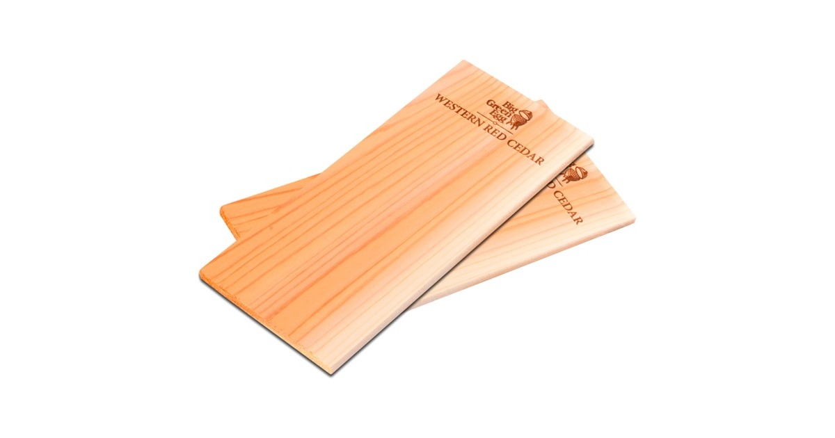Big Green Egg Grillplanken aus Zedernholz, Aroma-Holz(2 Stück)