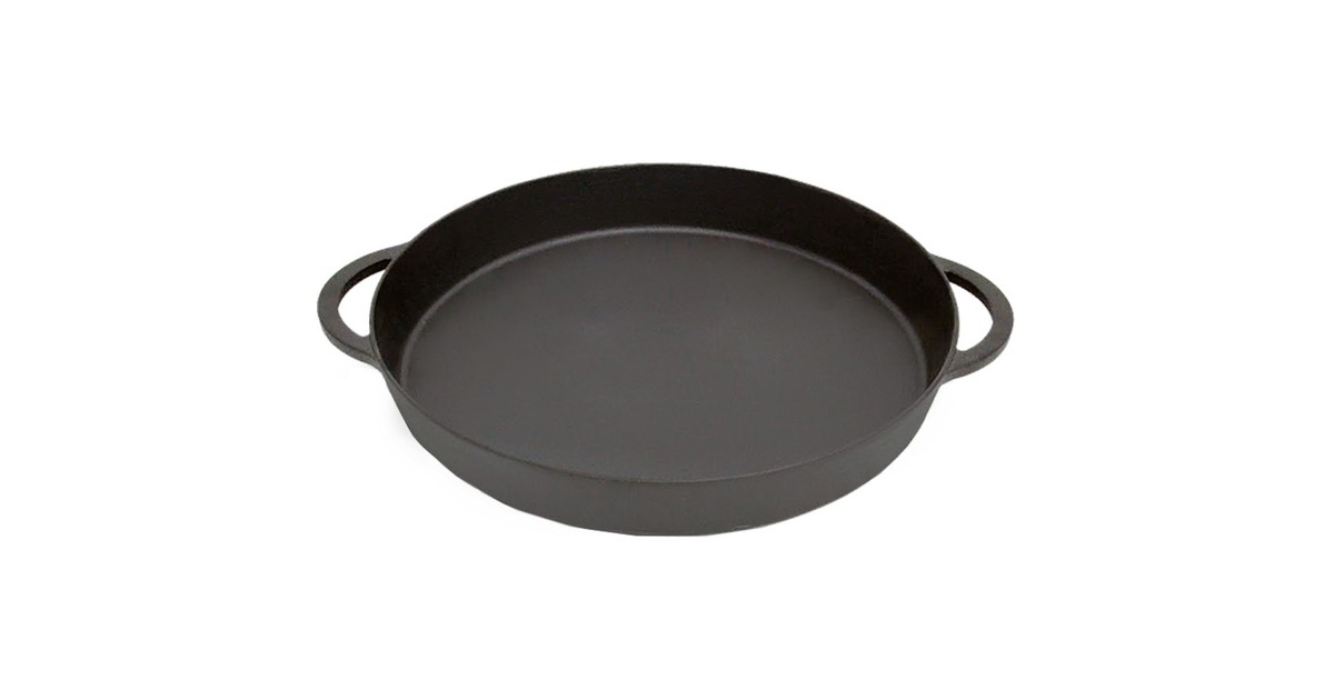 Big Green Egg Gusseisenpfanne L / XL / 2XL, Ø 36cm(anthrazit, für Big Green Egg Large, XLarge, 2XL)