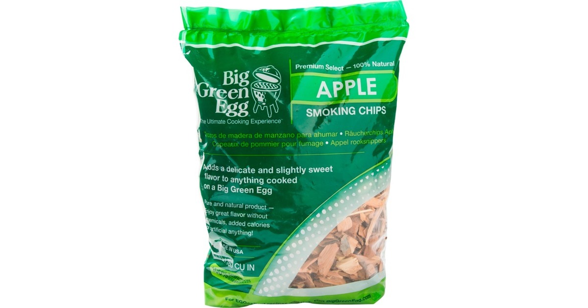 Big Green Egg Holzchips Apfel, Räucherchips(2,9 Liter) Big Green Egg Holzchips Apfel, Räucherchips(2,9 Liter)