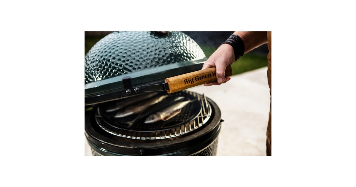Big Green Egg Medium, Starter-Paket, Holzkohlegrill(grün, Ø 40cm)