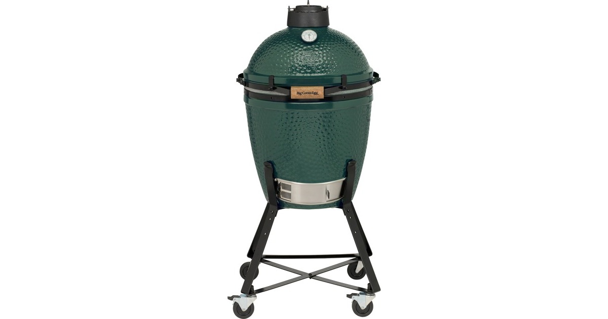 Big Green Egg Medium, Starter-Paket, Holzkohlegrill(grün, Ø 40cm)