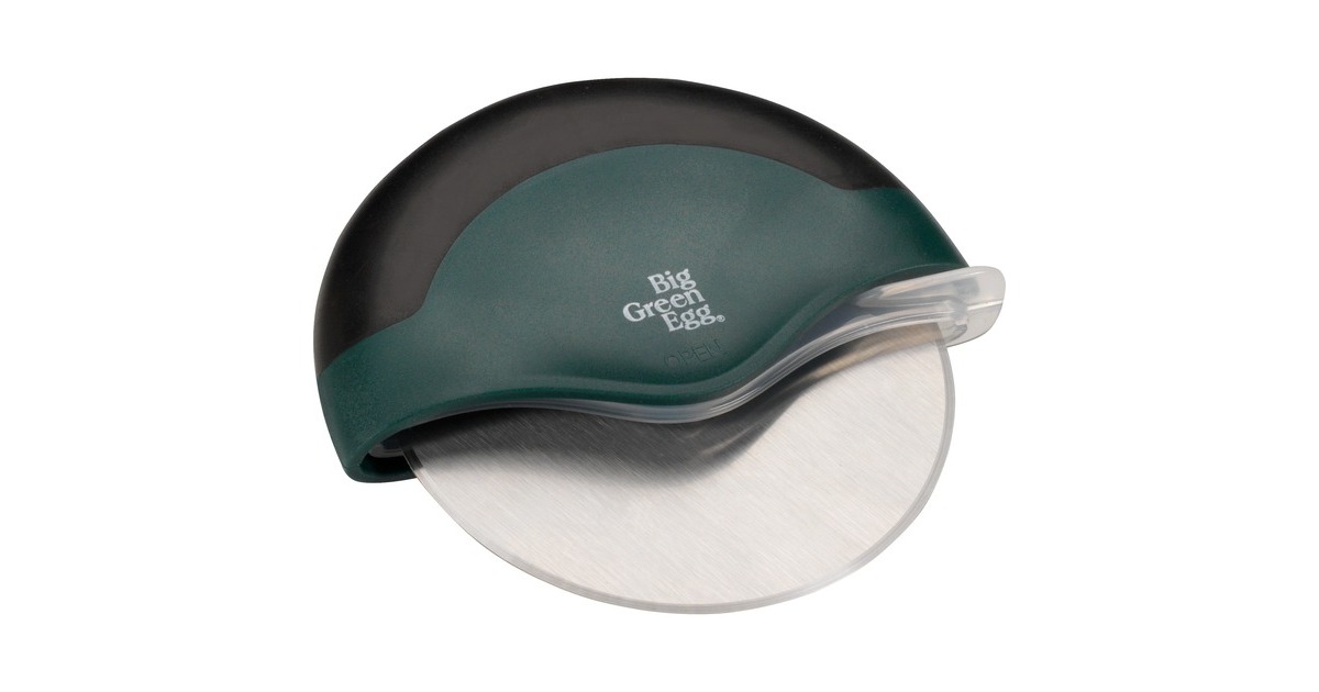 Big Green Egg Pizzaschneider kompakt, Messer(silber/grün)
