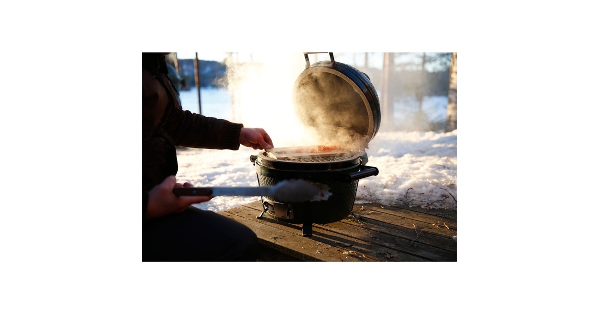 Big Green Egg Tischnest M, für Big Green Egg Medium, Untersetzer(schwarz)