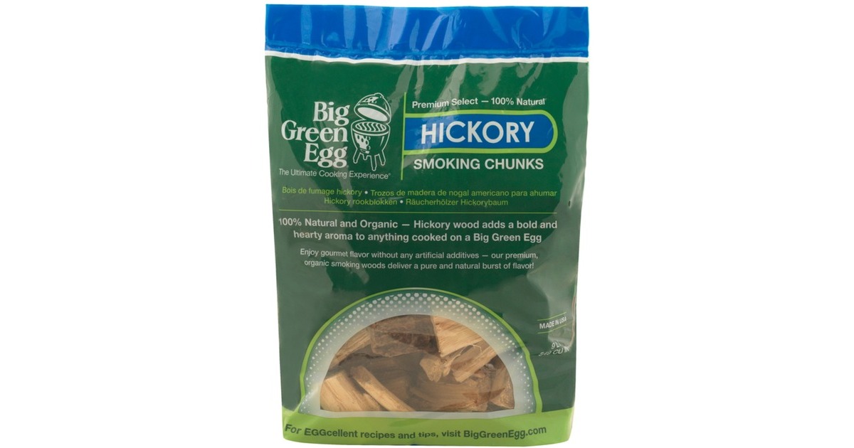 Big Green Egg Wood Chunks Hickory, Räucherchips(9 Liter) Big Green Egg Wood Chunks Hickory, Räucherchips(9 Liter)