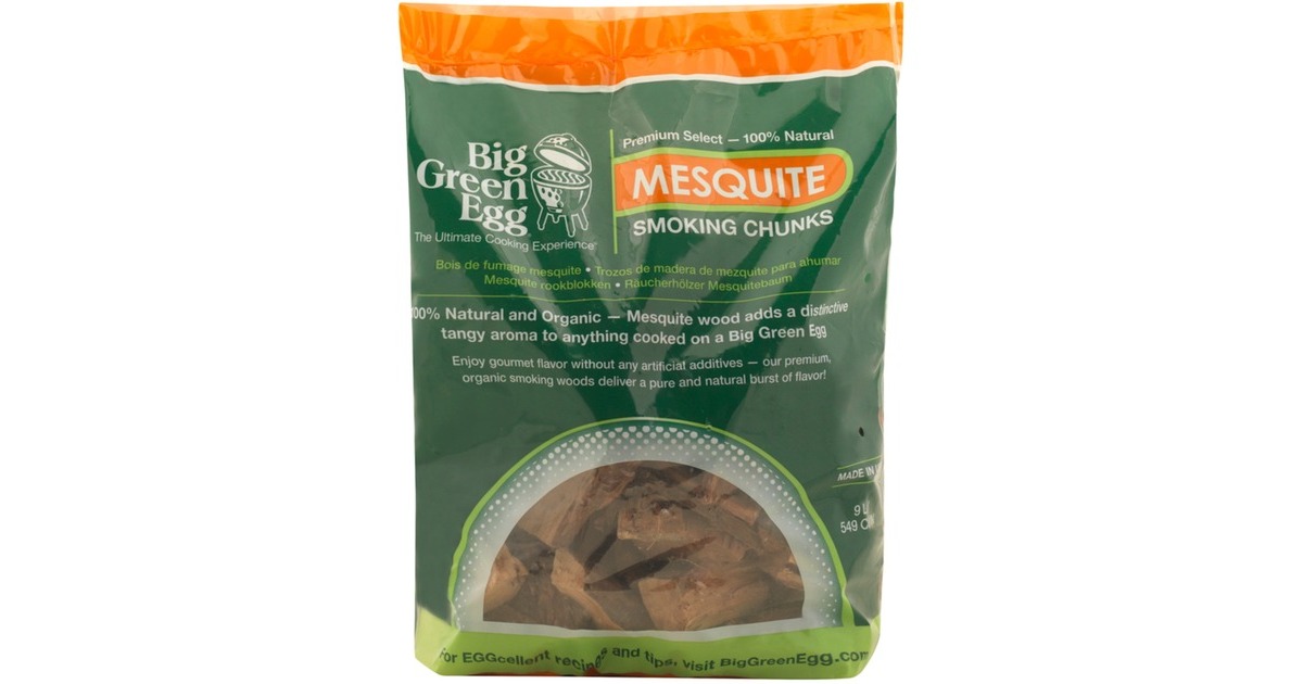 Big Green Egg Wood Chunks Mesquite, Räucherchips(9 Liter) Big Green Egg Wood Chunks Mesquite, Räucherchips(9 Liter)