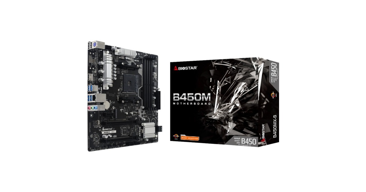 Biostar B450MX-S, Mainboard