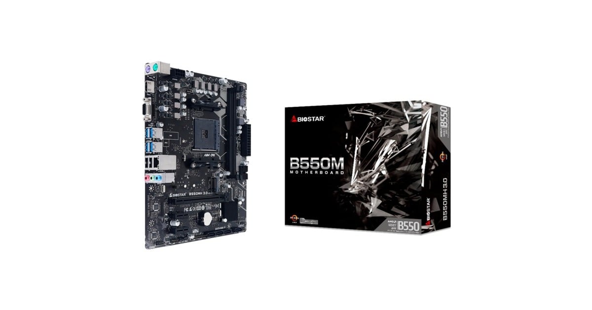 Biostar B550MH 3.0, Mainboard