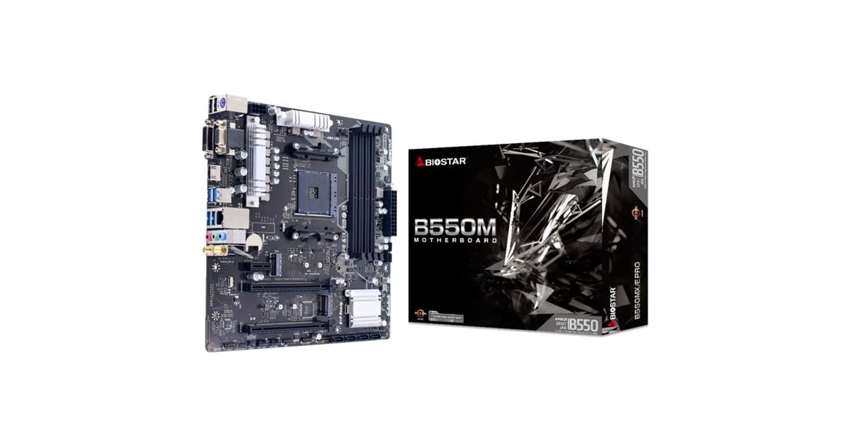 Biostar B550MX/E PRO, Mainboard