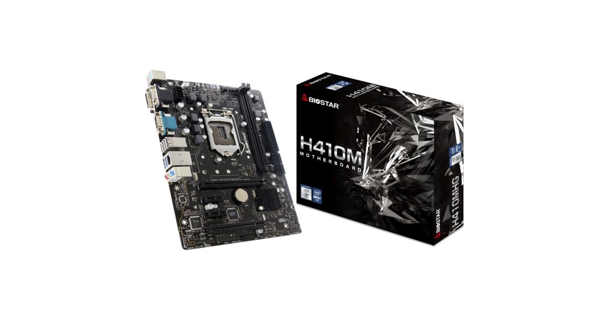 Biostar H410MHG, Mainboard
