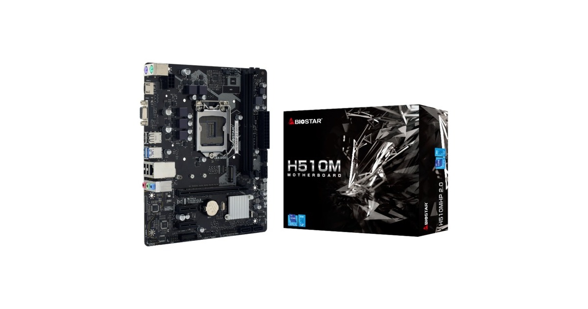 Biostar H510MHP 6.0R2.0, Mainboard(Outlet)