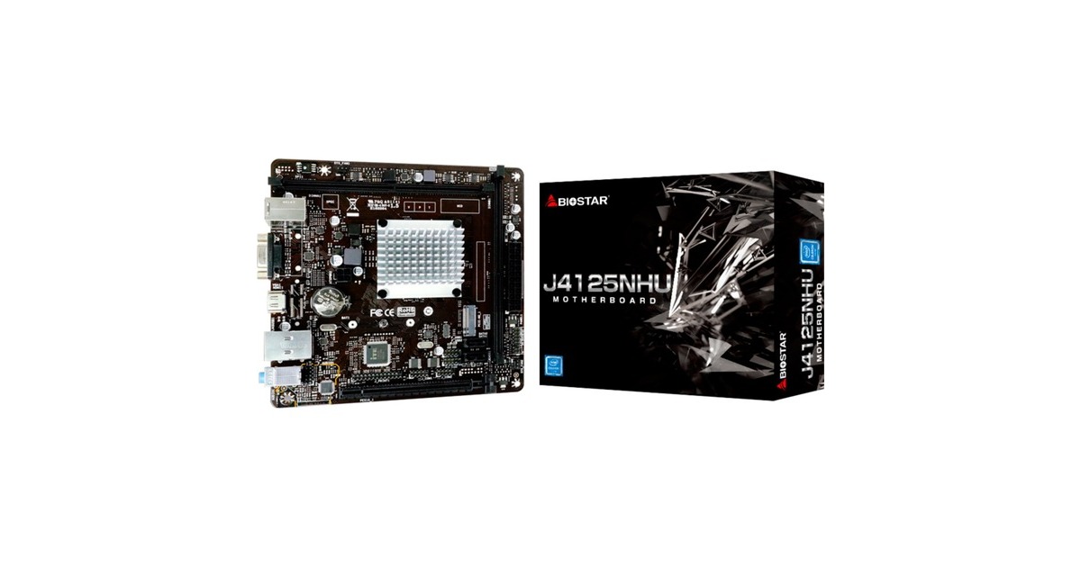 Biostar J4125NHU, Mainboard