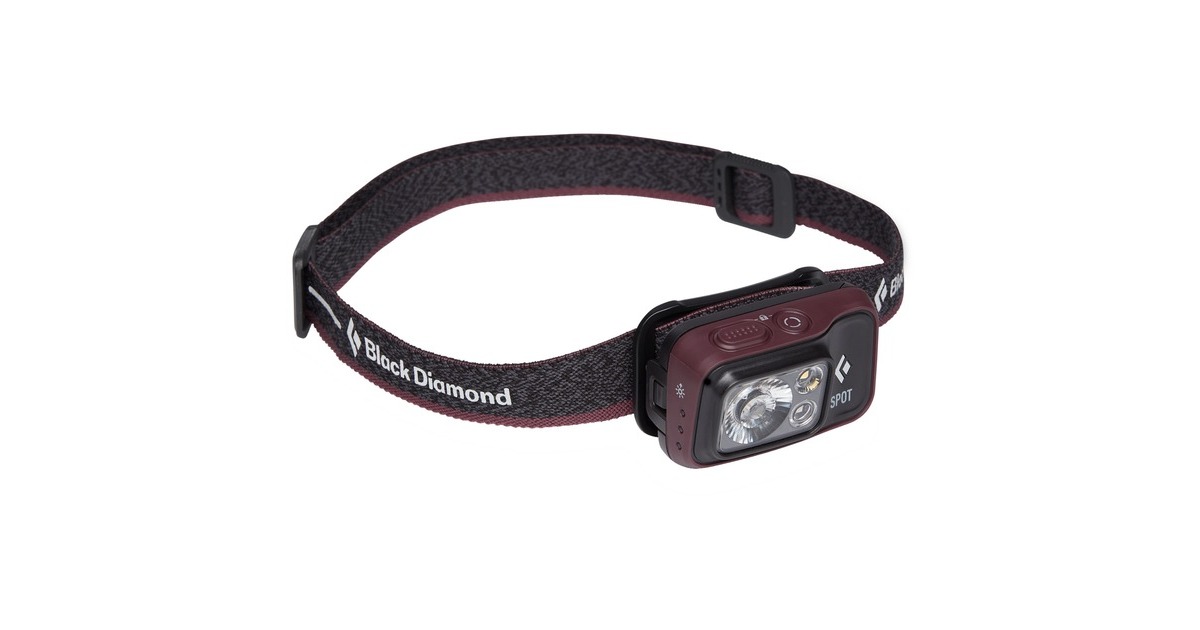 Black Diamond Stirnlampe Spot 400, LED-Leuchte(bordeaux)