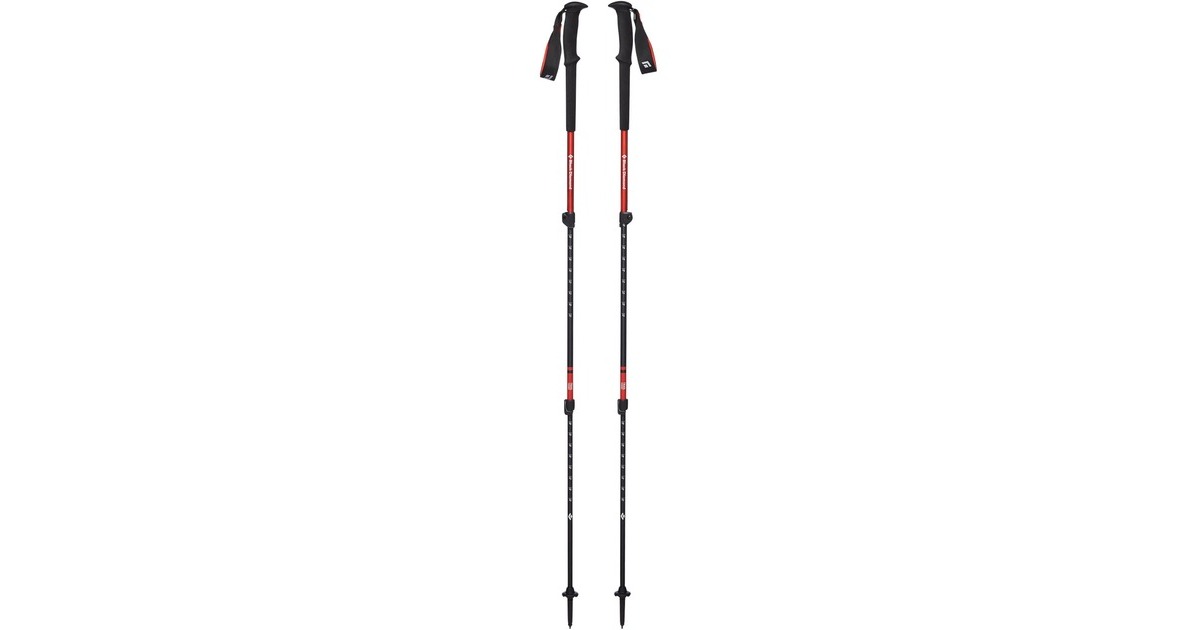 Black Diamond Trekkingsstöcke Trail, Fitnessgerät(rot/schwarz, 1 Paar, 100-140 cm) Black Diamond Trekkingsstöcke Trail, Fitnessgerät(rot/schwarz, 1 Paar, 100-140 cm)