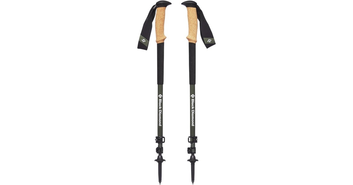 Black Diamond Trekkingstöcke Alpine Carbon Cork, Fitnessgerät(1 Paar, 100 - 130 cm)