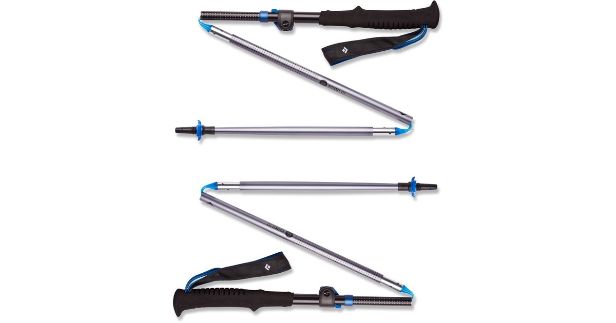 Black Diamond Trekkingstöcke Distance FLZ, Fitnessgerät(grau, 1 Paar, 140 cm)
