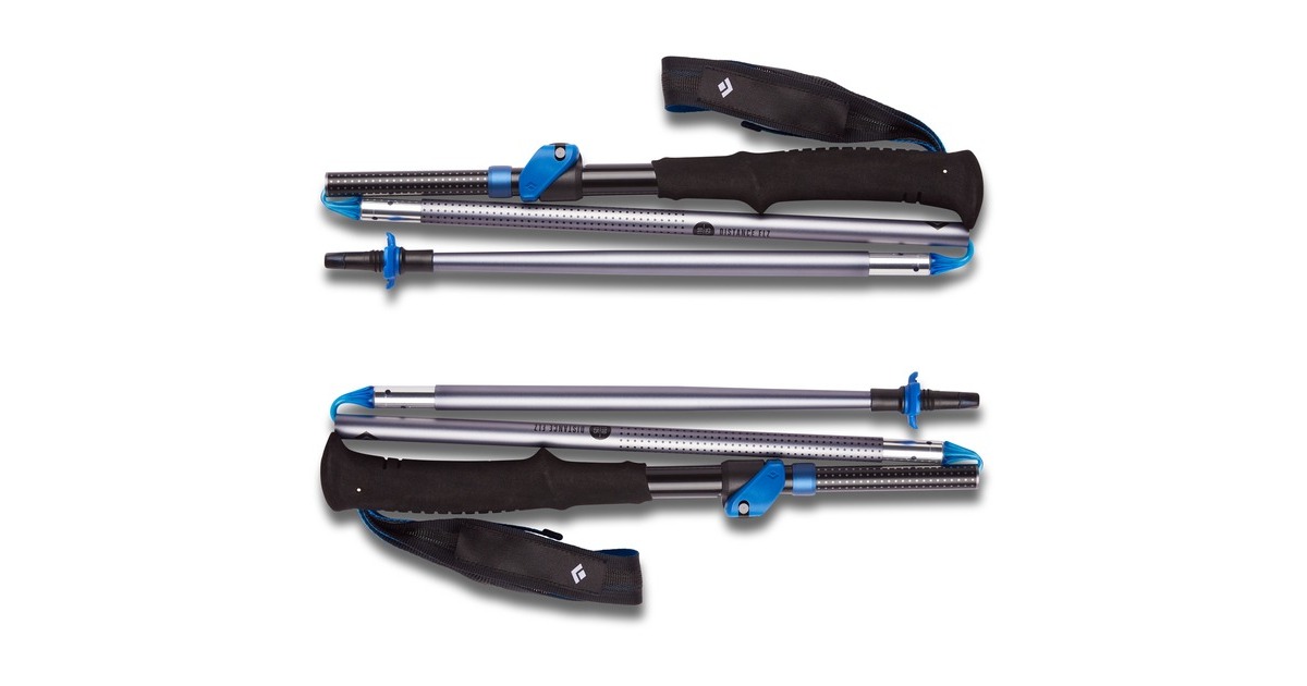 Black Diamond Trekkingstöcke Distance FLZ, Fitnessgerät(grau, 1 Paar, 140 cm)