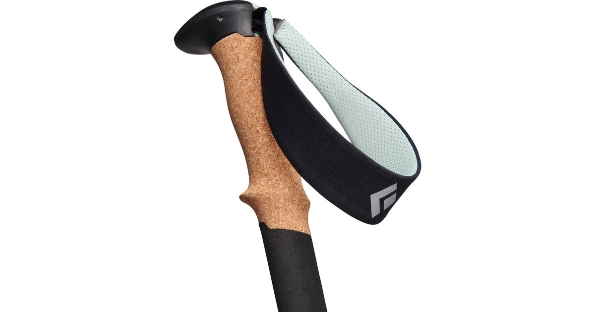 Black Diamond Trekkingstöcke Pursuit FLZ S/M, Fitnessgerät(schwarz/grün, 1 Paar, 110-125 cm)