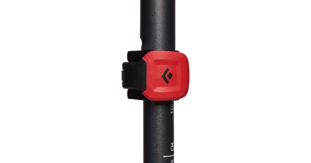 Black Diamond Trekkingstöcke Pursuit M/L, Fitnessgerät(grau/rot, 1 Paar, 110-125 cm)