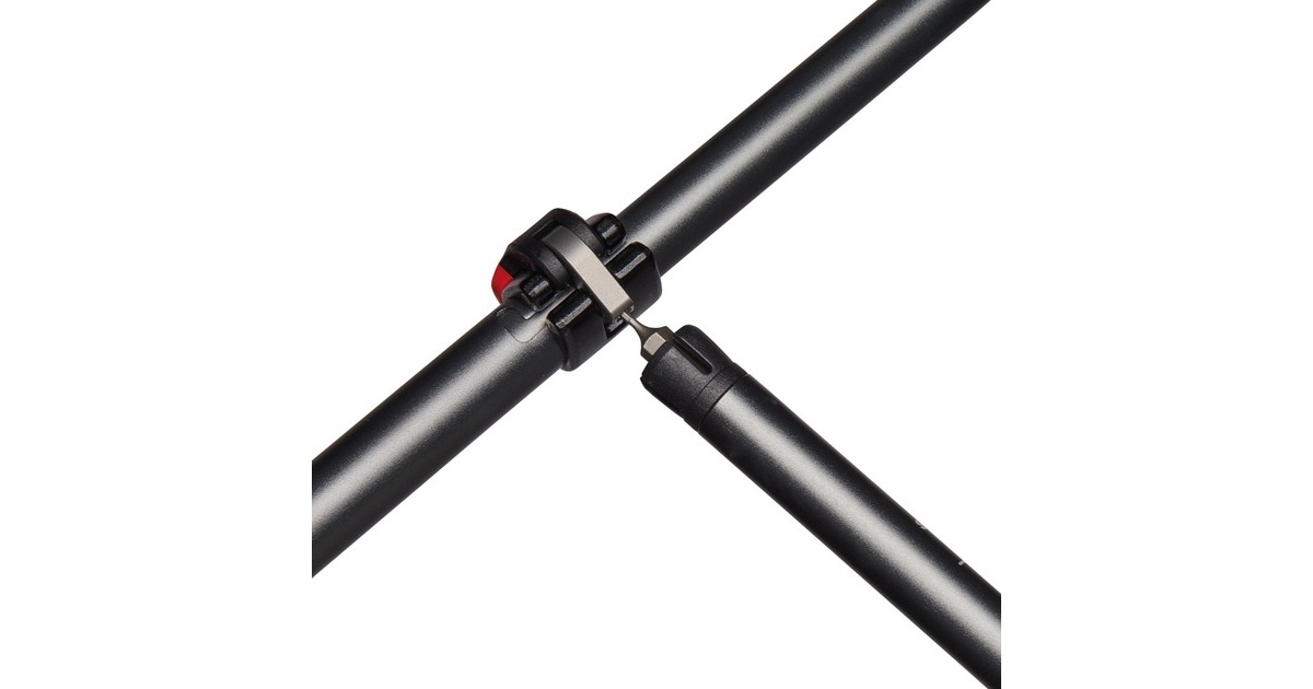 Black Diamond Trekkingstöcke Pursuit M/L, Fitnessgerät(grau/rot, 1 Paar, 110-125 cm)