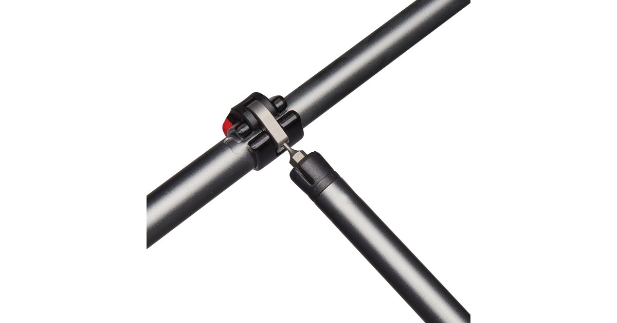 Black Diamond Trekkingstöcke Pursuit Shock M/L, Fitnessgerät(grau/rot, 1 Paar, 125-140 cm)