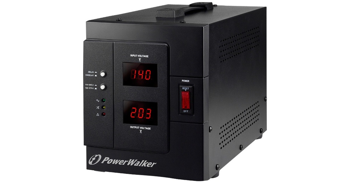 BlueWalker PowerWalker AVR 3000/SIV, Spannungsregler(schwarz, Spannungsregler)