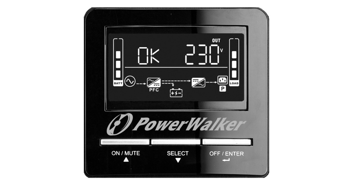 BlueWalker PowerWalker VI 1500 CW IEC, USV(schwarz)