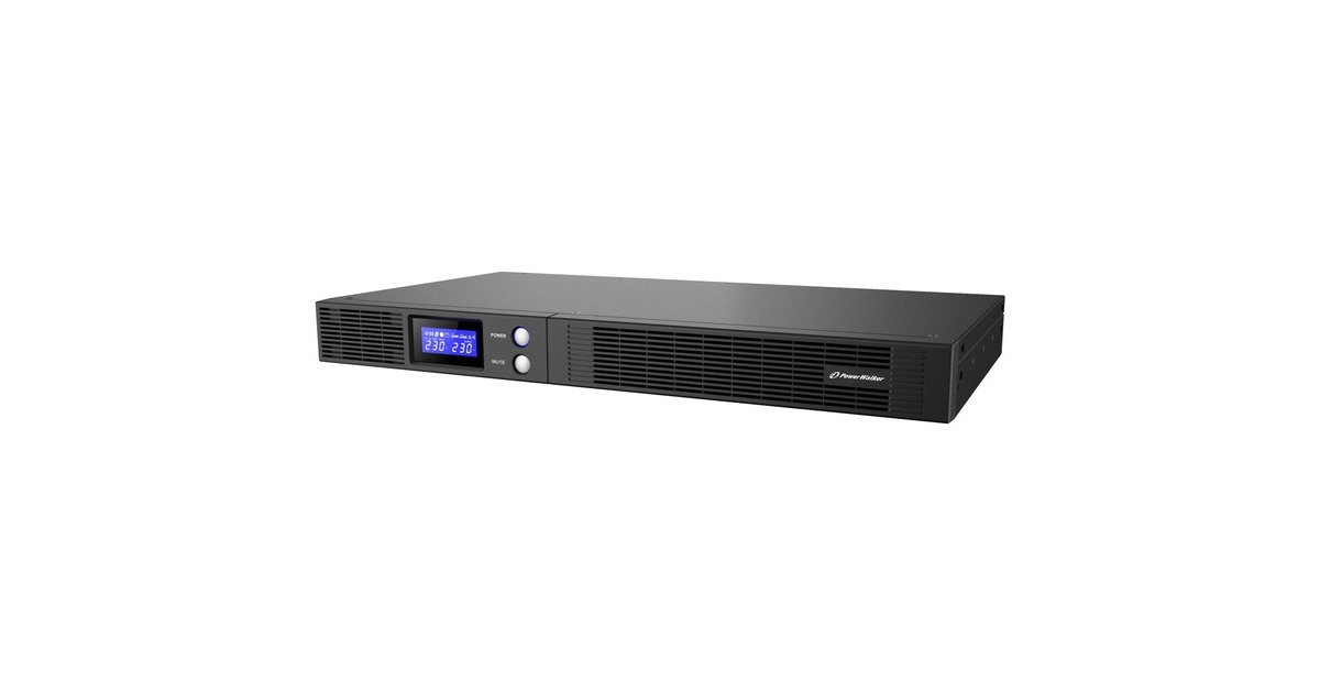 BlueWalker PowerWalker VI 500 R1U , USV(schwarz, 1 Höheneinheit)