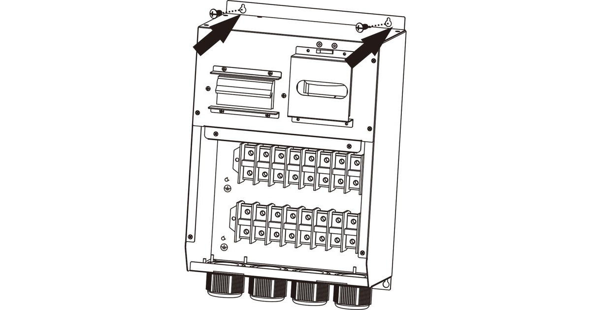 BlueWalker PowerWalker Wartungs-Bypassschalter 3/3 MBS 60K(für Wandmontage)