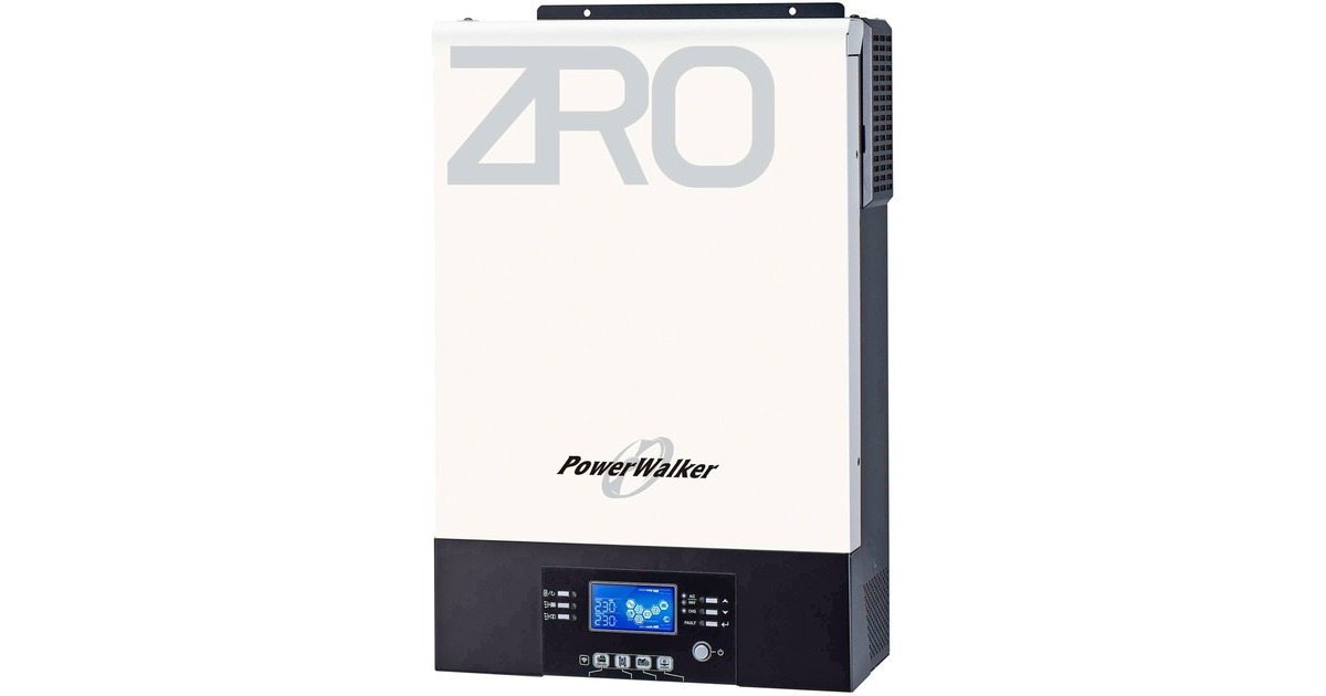 BlueWalker Solar-Wechselrichter 5000 ZRO OFG(schwarz/grau, 5.000 VA / 5.000 W) BlueWalker Solar-Wechselrichter 5000 ZRO OFG(schwarz/grau, 5.000 VA / 5.000 W)