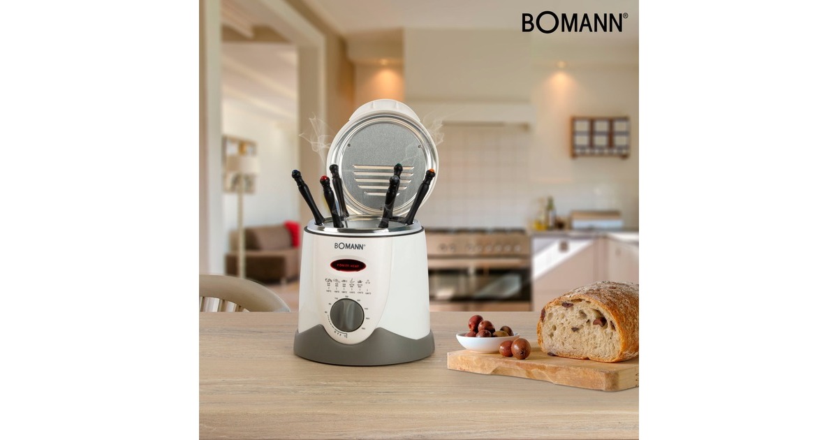 Bomann Fondue-Fritteuse FFR 1290 CB(weiß/hellgrau)