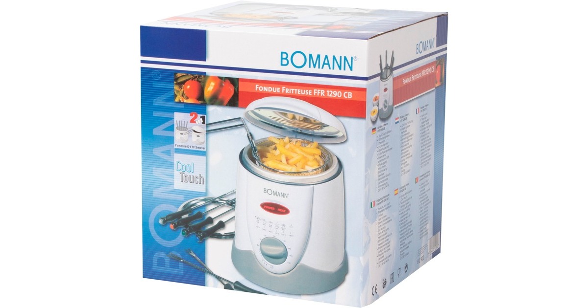 Bomann Fondue-Fritteuse FFR 1290 CB(weiß/hellgrau)