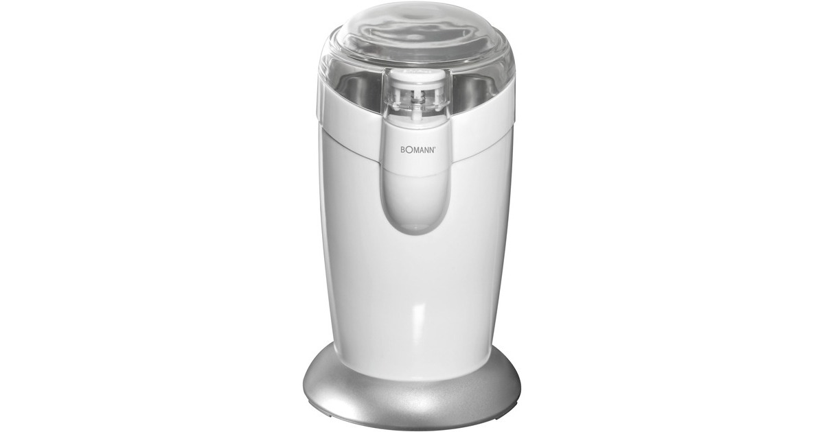 Bomann Kaffeemühle KSW 446 CB(weiß/silber, 120 Watt)