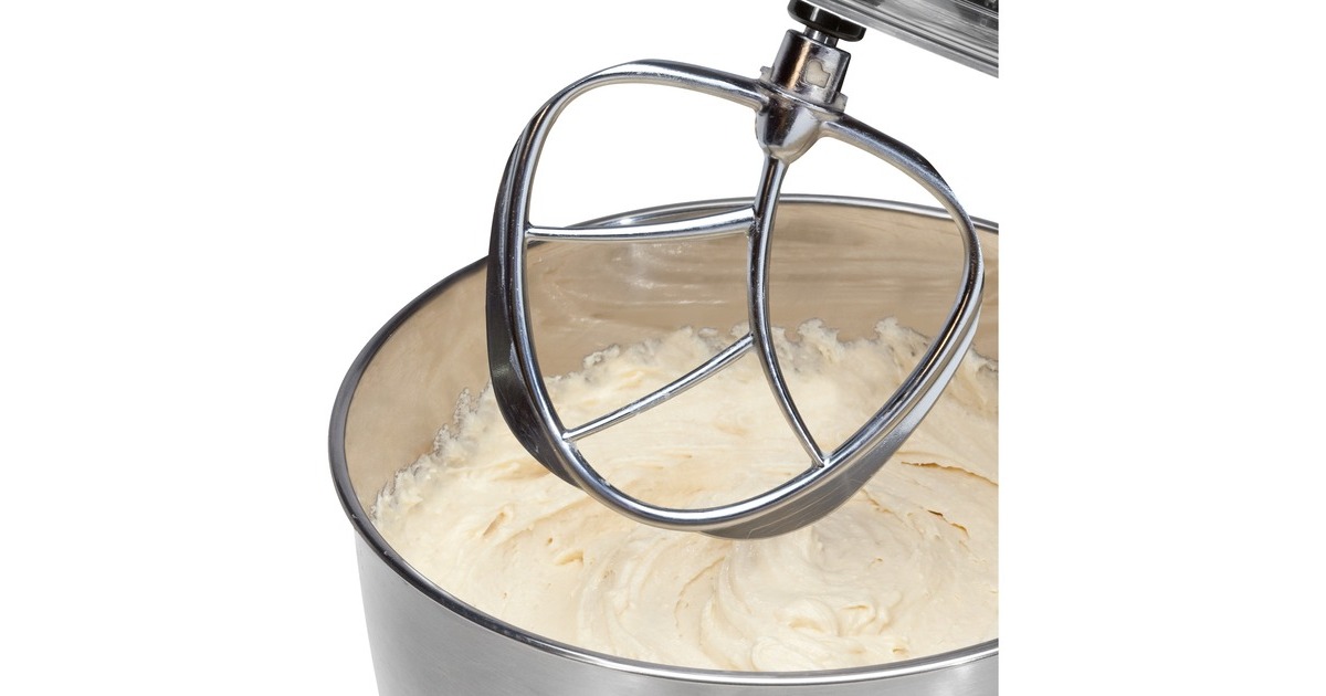 Bomann Knetmaschine KM 398 CB, Küchenmaschine(rot/silber, 1.200 Watt)