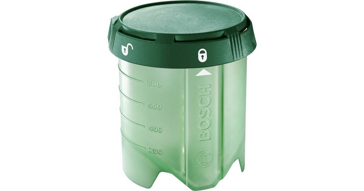 Bosch 1.000ml Farbbehälter, für PFS 3000-2 / PFS 5000 E(grün/transparent)