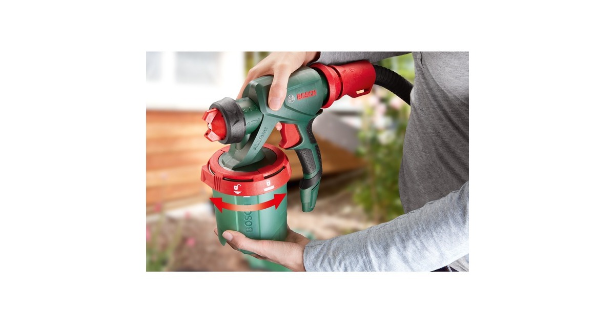 Bosch 1.000ml Farbbehälter, für PFS 3000-2 / PFS 5000 E(grün/transparent)