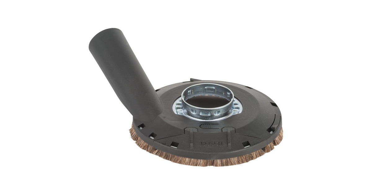 Bosch Absaughaube mit Bürstenkranz, 115/125mm, Staubsauger-Aufsatz(schwarz, für Winkelschleifer) Bosch Absaughaube mit Bürstenkranz, 115/125mm, Staubsauger-Aufsatz(schwarz, für Winkelschleifer)