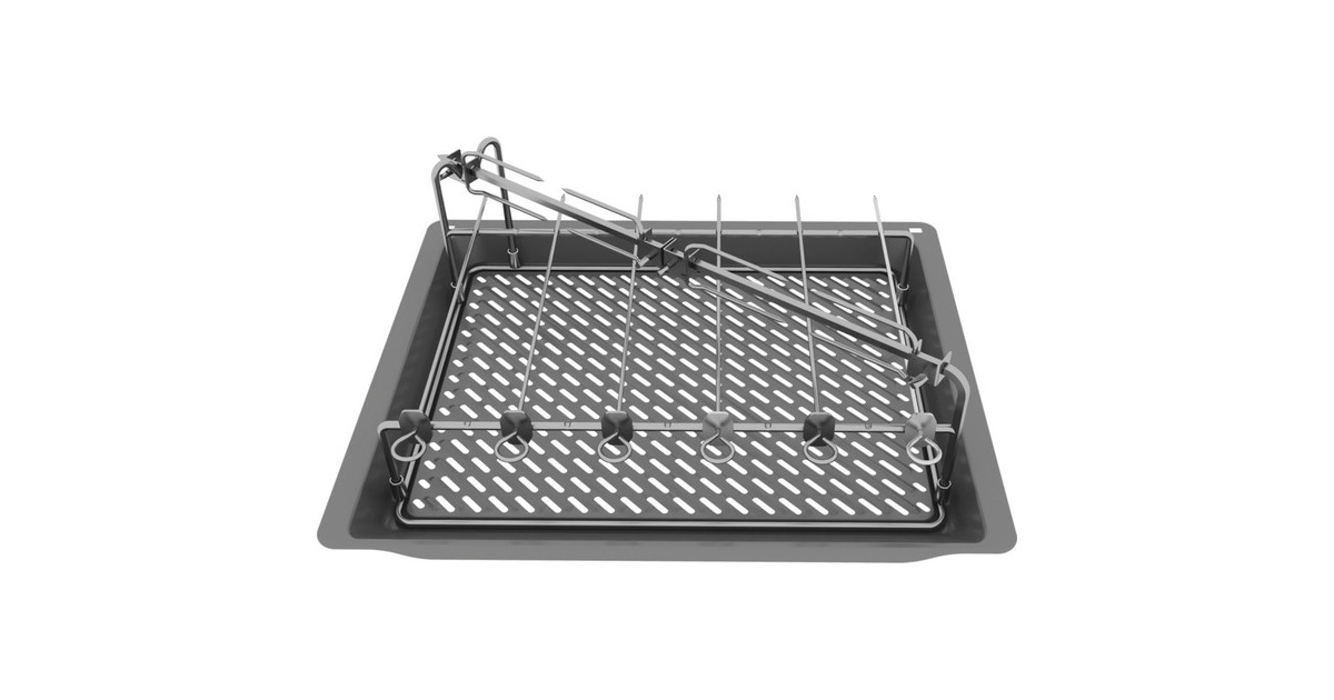 Bosch AirFry & Grillset HEZ635001, Backblech(anthrazit, emailliert)