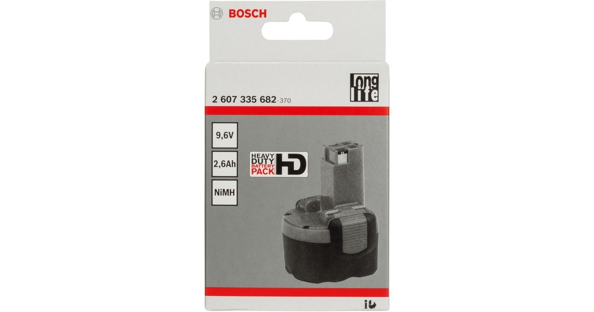 Bosch Akku 9,6V 2,6 Ah NiMH(schwarz) Bosch Akku 9,6V 2,6 Ah NiMH(schwarz)
