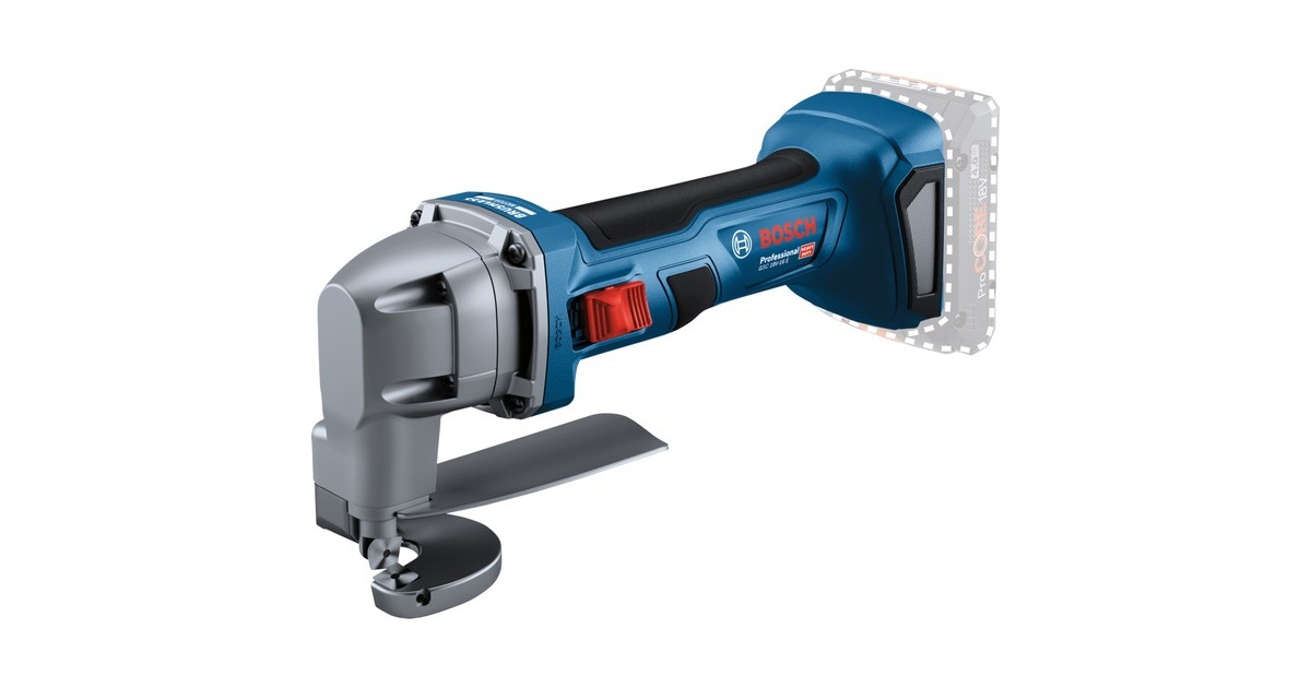 Bosch Akku-Blechschere GSC 18V-16 E Professional solo, 18Volt(blau/schwarz, ohne Akku und Ladegerät)