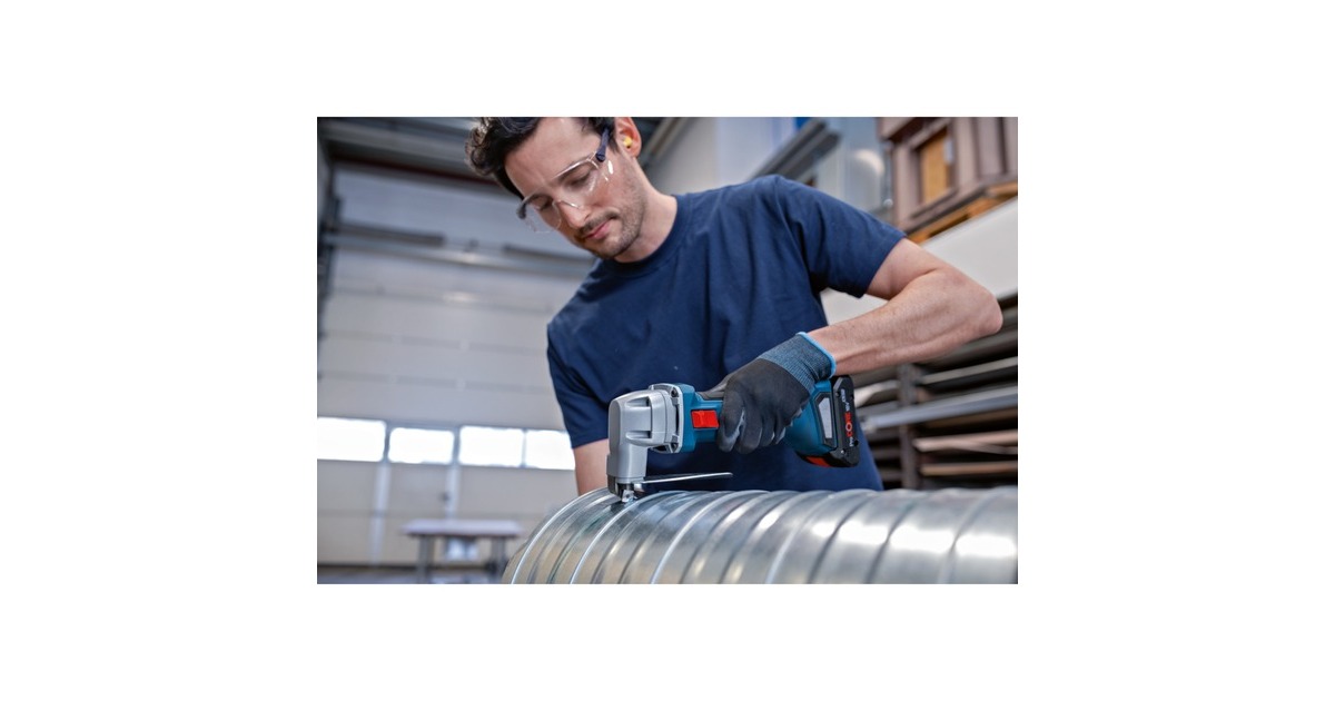 Bosch Akku-Blechschere GSC 18V-16 E Professional solo, 18Volt(blau/schwarz, ohne Akku und Ladegerät)