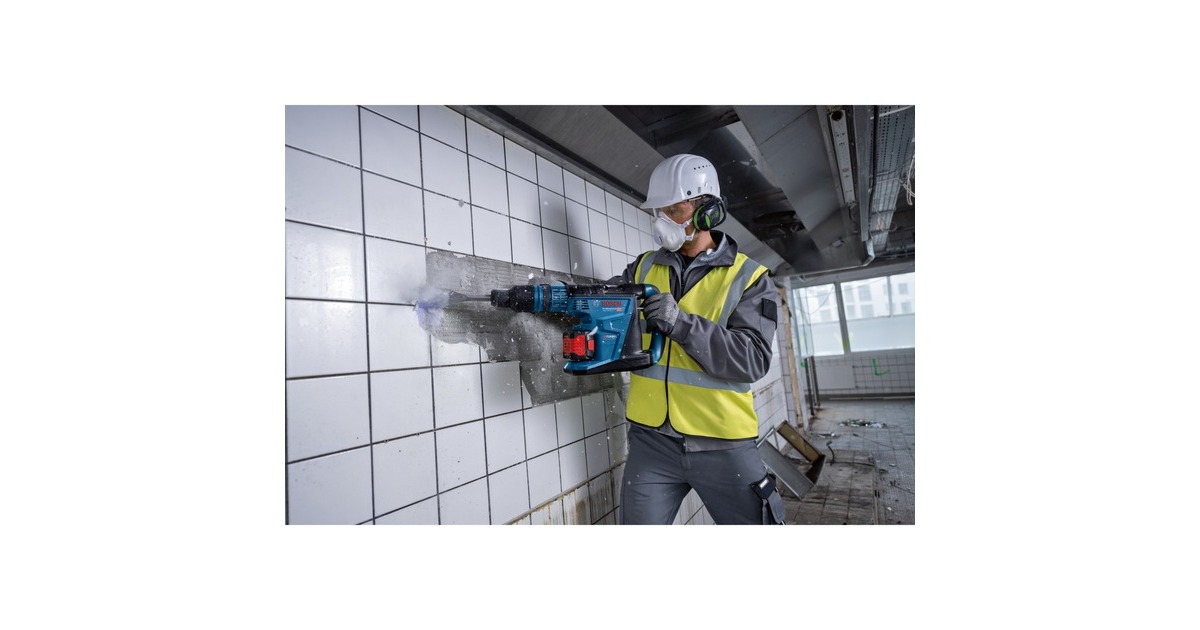 Bosch Akku-Bohrhammer BITURBO GBH 18V-40 C Professional, 18Volt(blau/schwarz, 2x Akku ProCORE18V 8,0Ah, in XL-BOXX)