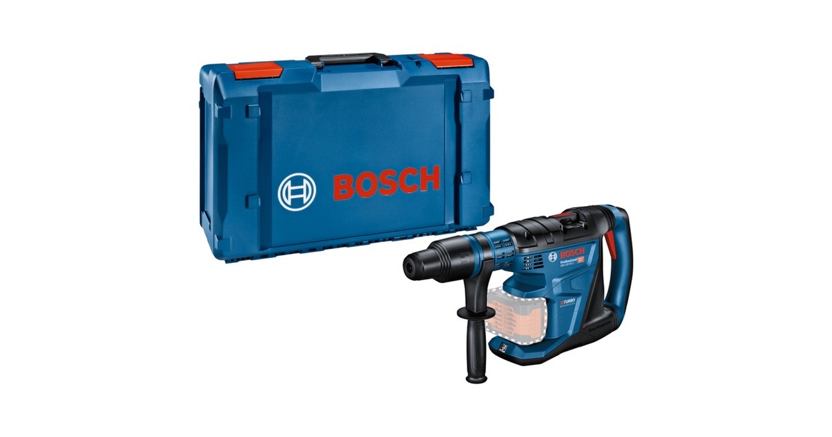 Bosch Akku-Bohrhammer BITURBO GBH 18V-40 C Professional solo(blau/schwarz, ohne Akku und Ladegerät, in XL-BOXX)
