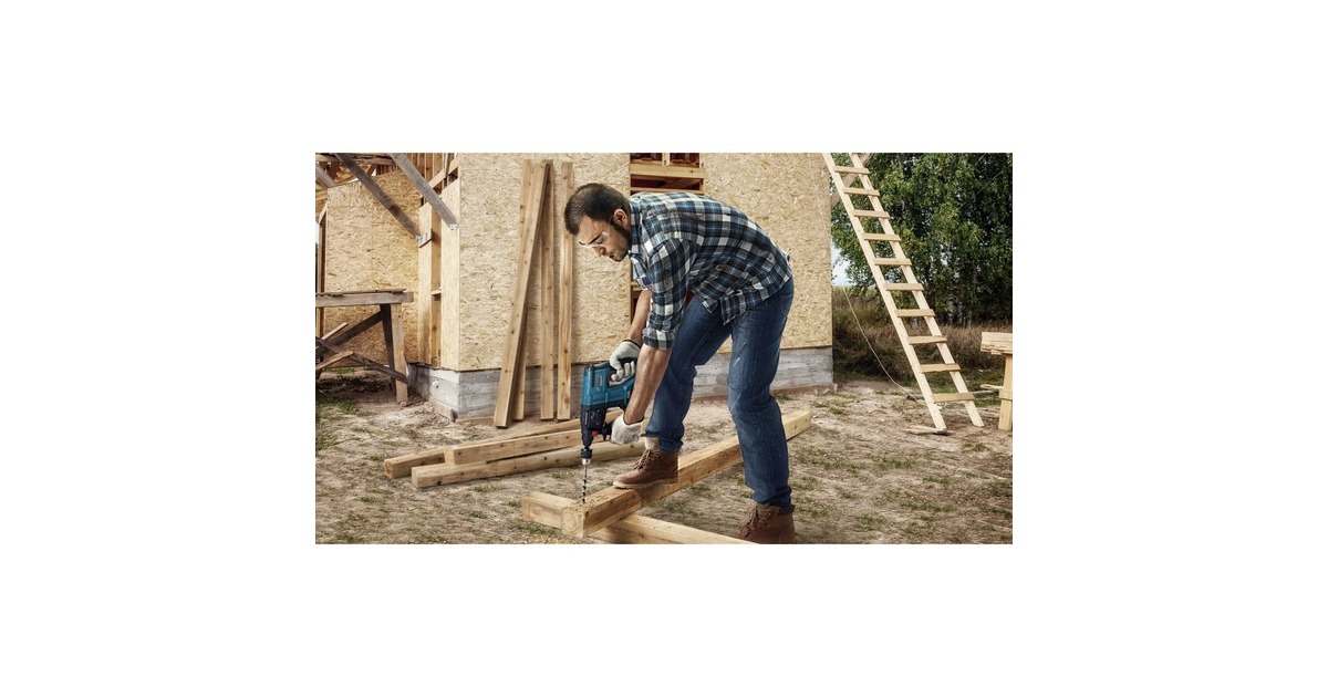 Bosch Akku-Bohrhammer GBH 18V-21 Professional, 18Volt(blau/schwarz, 2x Li-Ionen Akku 4,0Ah, L-BOXX)