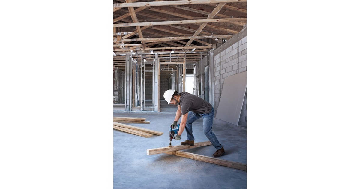 Bosch Akku-Bohrhammer GBH 18V-24 C Professional solo, 18Volt(blau/schwarz, ohne Akku und Ladegerät, mit Bluetooth)