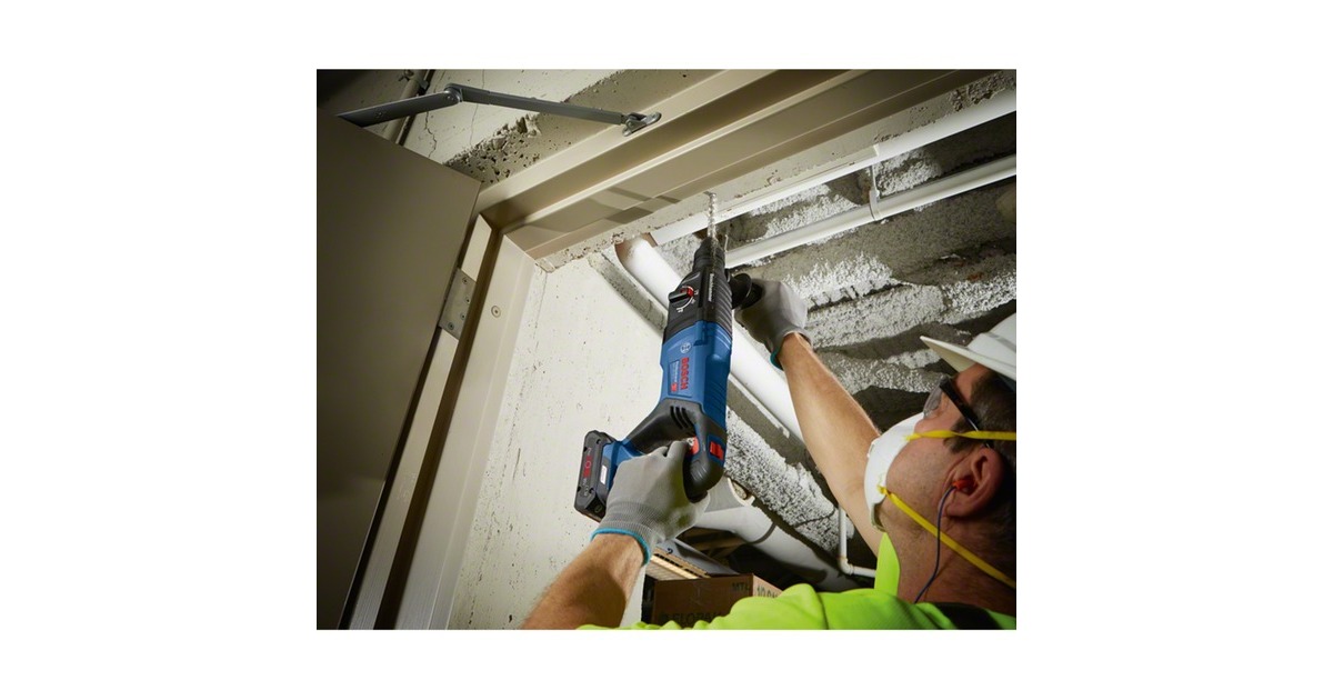 Bosch Akku-Bohrhammer GBH 18V-26 D Professional solo, 18Volt(blau/schwarz, ohne Akku und Ladegerät, im Koffer)