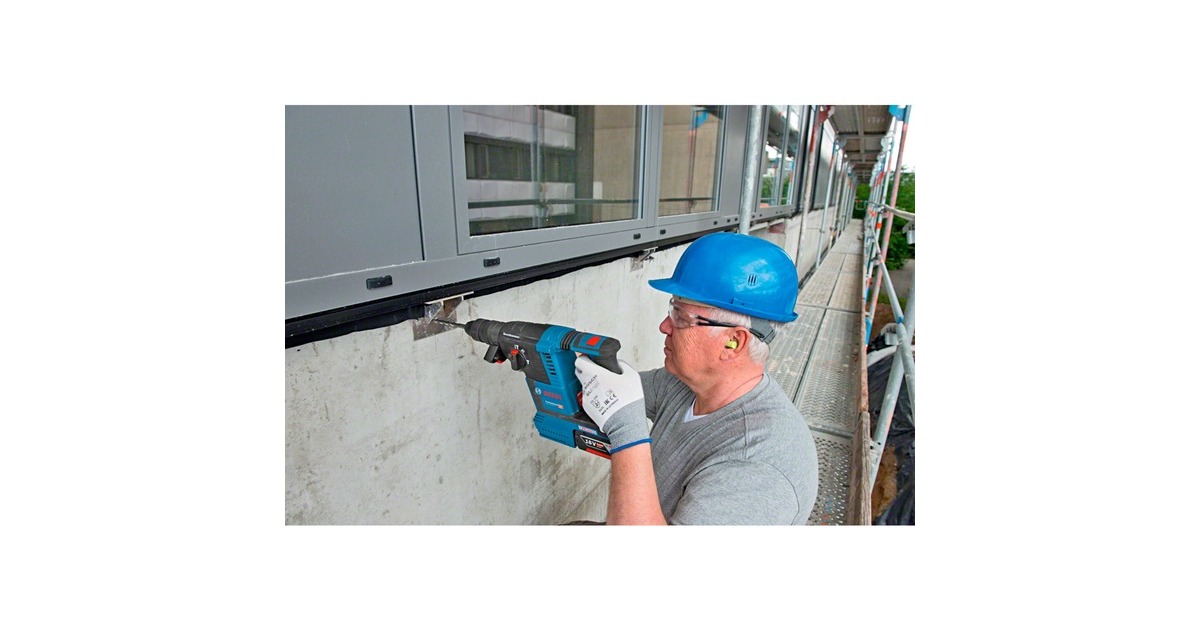 Bosch Akku-Bohrhammer GBH 18V-26 F Professional solo, 18Volt(blau/schwarz, ohne Akku und Ladegerät, in L-BOXX)